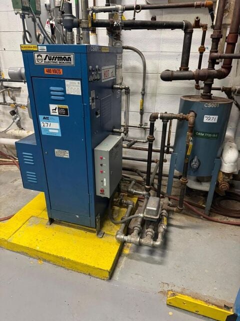 Sussman #SSB100, Electric Steam Boiler, 102 kW, 480 Volts, 3Ph, ASME, National Board - Image 1
