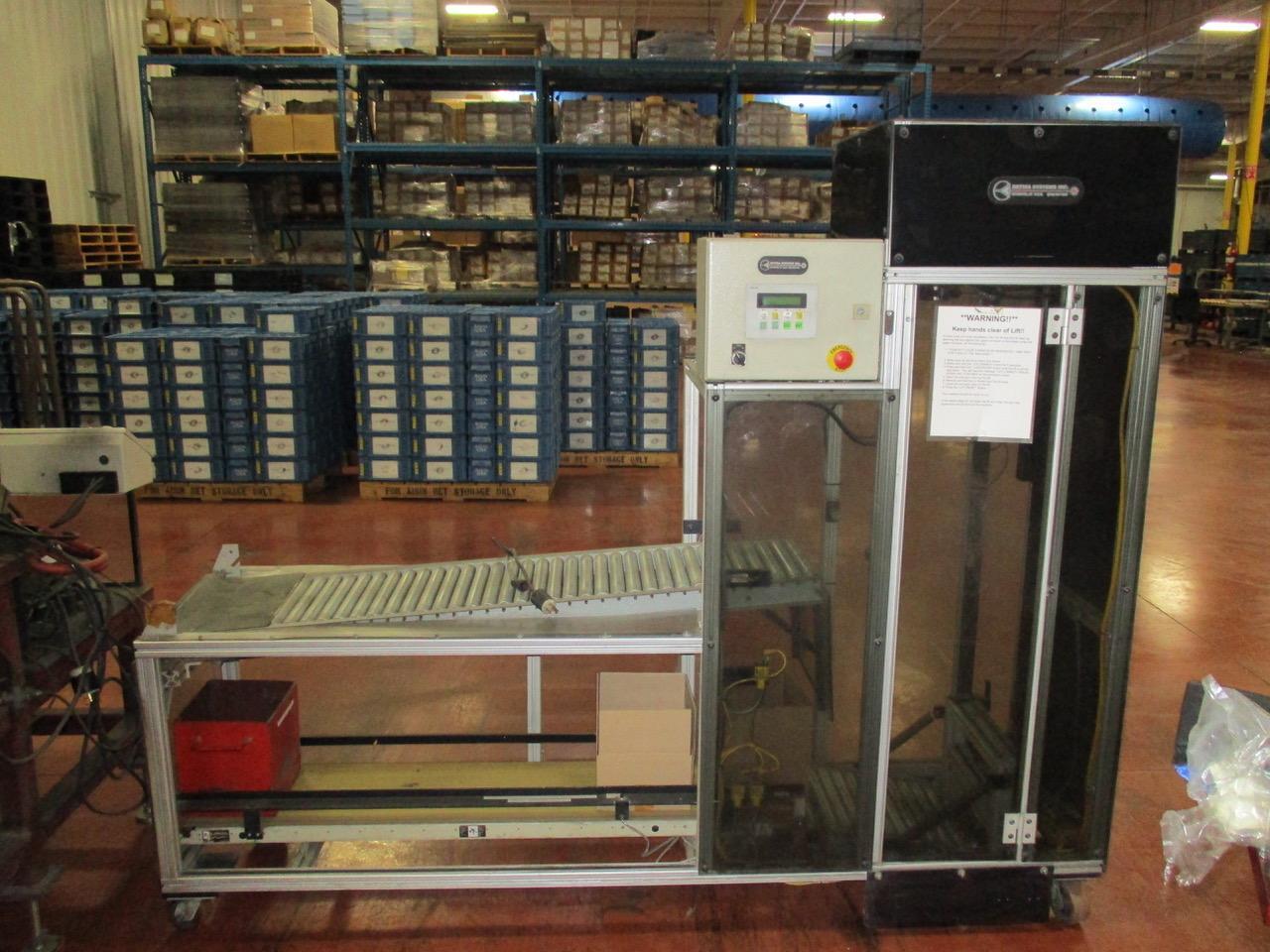 Retina #105, bolt laser sorter, .250" to 2" standard length, with P3 packaging conveyor, 1998 - Image 3