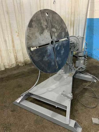 1000 lb. Ransome #SW10A, welding positioner, 36" table diameter, 360&deg; manual tilt table, 1/2 HP, 1977 - Image 7