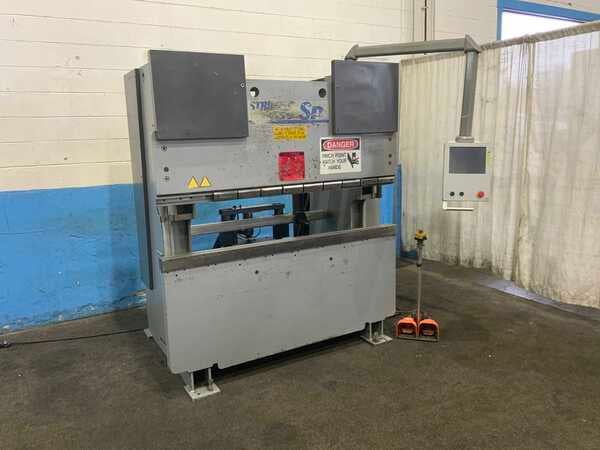 70 Ton, LVD #SP670, hydraulic press brake, Cybelec CYB Touch 12 CNC controls, 6' overall, dual foot pedals - Image 1