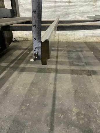 128" L, Female press brake die, 1" die width, 1-3/4" die height, 1/2" die opening, 1/2" tang - Image 5