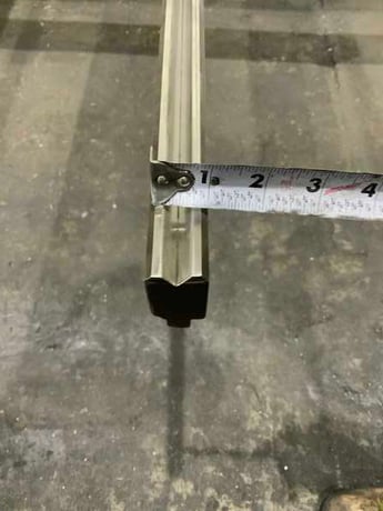 128" L, Female press brake die, 1" die width, 1-3/4" die height, 1/2" die opening, 1/2" tang - Image 6