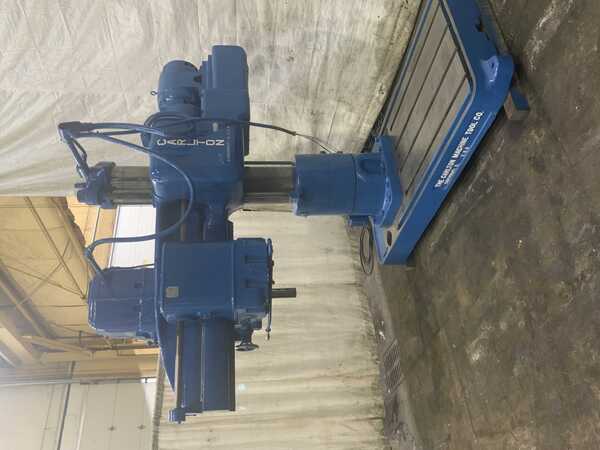 4' -13" Carlton #3A, radial drill, 53" x 42" base area, power arm clamping, power elevation, 5 HP - Image 8