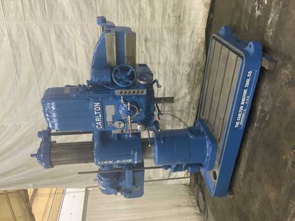 4' -13" Carlton #3A, radial drill, 53" x 42" base area, power arm clamping, power elevation, 5 HP - Image 10