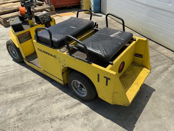 Columbia #EX21-F-24, 4-wheel electric utility vehicle, 750 lb. capacity, 9 MPH, 1000 lb. towing capacity - Image 4