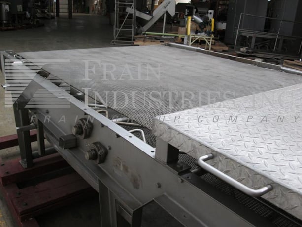 64" wide x 10' long, Heat & Control #RB-60-1, Stainless Steel mesh belt conveyor - Image 2