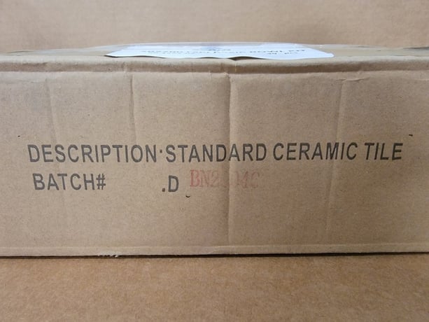 Sepro #SB5200, standard ceramic tile, box, new surplus - Image 3
