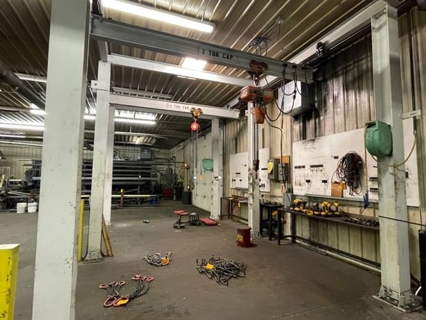 2 Ton, Freestanding Bridge Crane - 8' L x 10' width x 12' T (Already Taken Down) - Image 1