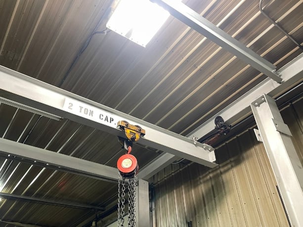 2 Ton, Freestanding Bridge Crane - 8' L x 10' width x 12' T (Already Taken Down) - Image 7