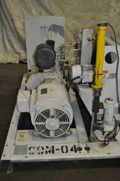50 HP Gardner Denver #EBH99G, rotary screw / sliding vane air compressor, 125 psig, Electra Saver II, air - Image 4
