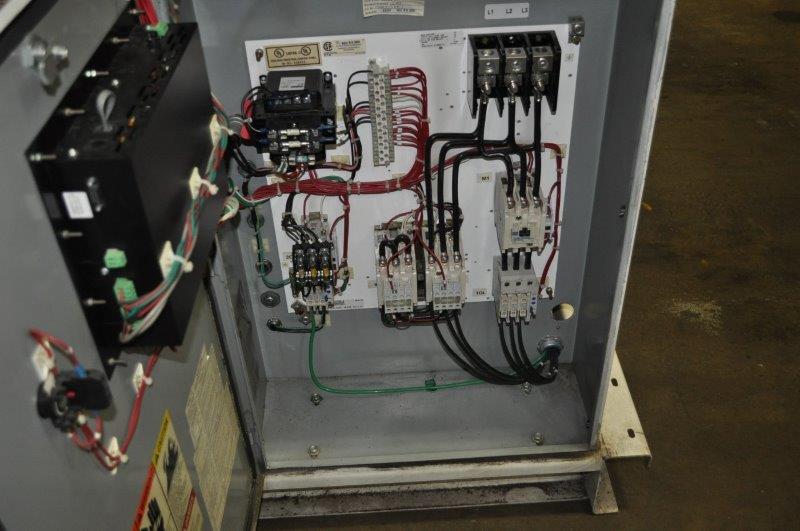 50 HP Gardner Denver #EBH99G, rotary screw / sliding vane air compressor, 125 psig, Electra Saver II, air - Image 7