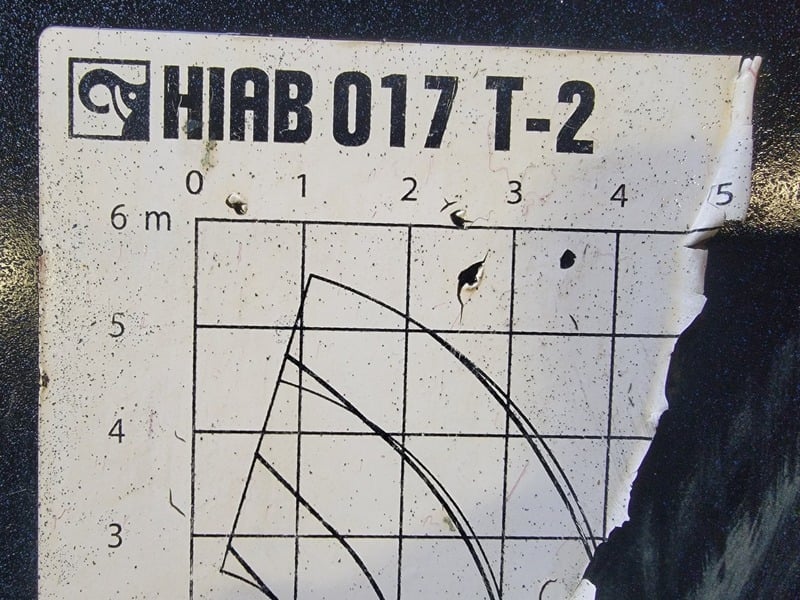 HIAB #017T-2, truck mounted loading crane, new surplus - Image 2