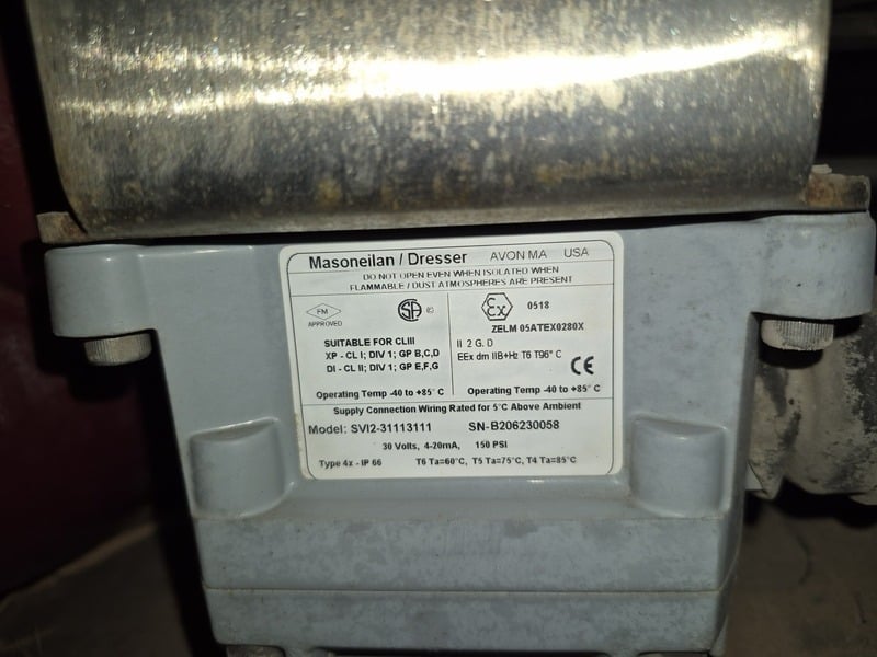 4" Masoneilan #88-21124, class 600 globe control valve & actuator - Image 6