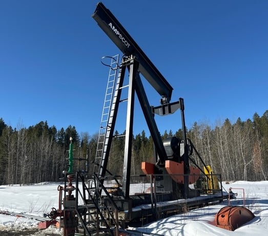 D320-305-100 Ampscot #320-305-100, conventional pump jack, 1999 - Image 2