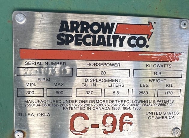 D320-305-100 Ampscot #320-305-100, conventional pump jack, 1999 - Image 6