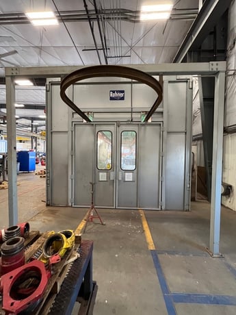 Rohner #ISD-14-10-26-CP, Semi Downdraft Paint Booth, 14' width x 10' H x 26' L, 2019 - Image 2