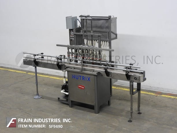 MRM Elgin #IFL-Series, 12-head, inline, intermittent motion, Stainless Steel, pressure overflow filler, 12-72 - Image 5