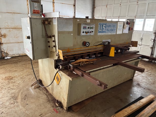 1/4" x 6' U.S. Industrial #0625, hydraulic shear, (1) set extra blades, 1990' s - Image 5