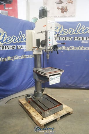 20" Wilton #2402, geared head hvy-duty variable speed floor drill press, #4MT, electromagnetic chuck, coolant - Image 8