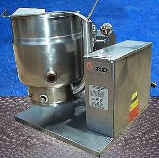 5 gallon Groen #TDH/20, Gas-Fired Jacketed Kettle, 50 psi @ 300 F, 0.92 HP boiler, 31000 BTU/hr., 1-1/4" - Image 3