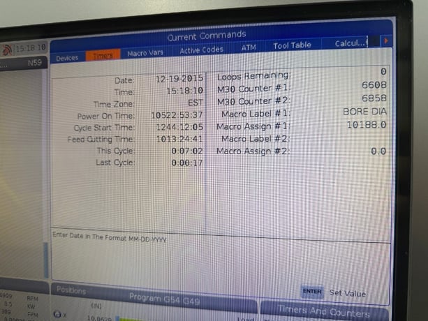 Haas #DM-2, CNC vertical machining center, 18 automatic tool changer, 28" X, 16" Y, 15.5" Z, 10000 RPM, #40 - Image 9