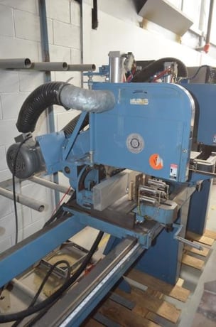 16" C T D #CDM-60, Double-End Compound Miter Saw, 10.5" x 4" @ 90&deg;, 20"-130" between blades, 39" table - Image 3