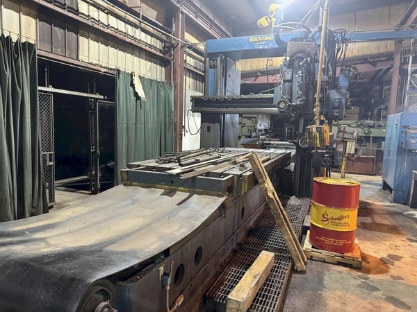 68" x 168" Rockford, Double Sided Planer Mill, 15 HP, 76" centers, 2 head, 36-1800 RPM - Image 1