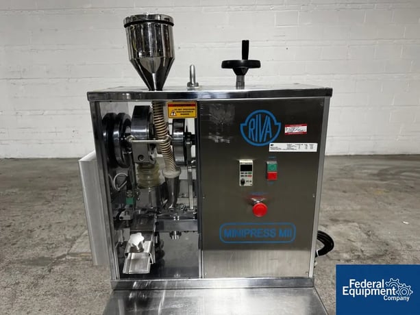 6 Ton, RIVA #MiniPress-MII, Single Station Tablet Press, 18mm diameter x 24mm fill, 2005 - Image 6