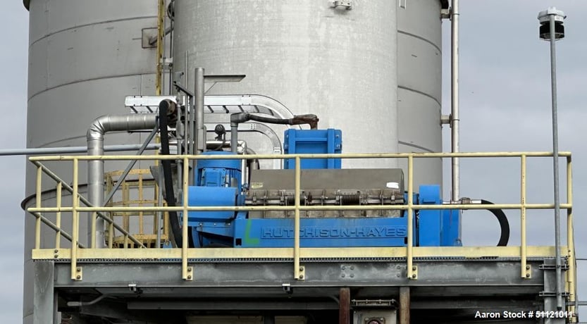 16" x 55" Hutchinson #Hayes-5500, High-G Centrifuge, 316 Stainless Steel, 3700 RPM, 230 GPM, 16" x 55" Bowl - Image 1