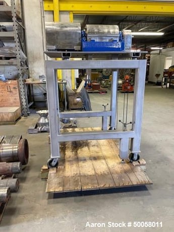Sharples #P-660, Decanter Centrifuge, 6000 RPM, Stainless Steel, 7.5 HP, replacements, Stainless Steel, stand - Image 2