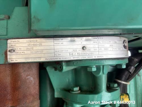 400 kW Cummins #DFCE-4491476, Diesel Generator, 3-Ph, NTA855G5 Engine, 829 Hours, 2000 - Image 2