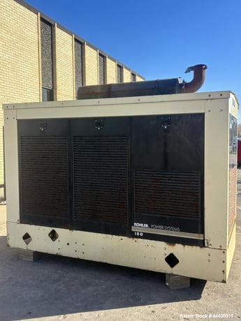 180 kW Kohler #180RZDB, Natural Gas Generator, Detroit Diesel Series 50 Engine, 352 Hrs, 2000 - Image 1