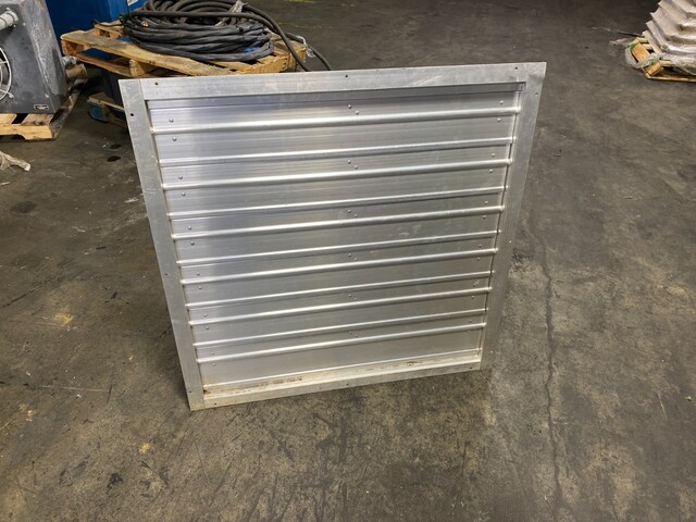 Louver Damper, w/ Emerson Electric 3405D-23 Motor Actuator Untested - Image 1