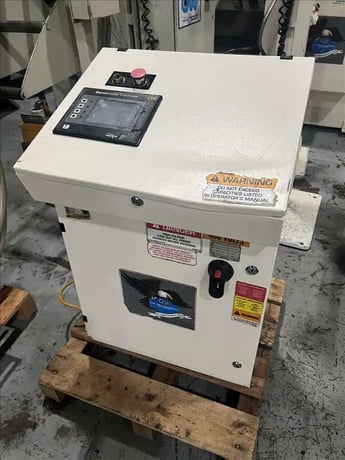6000 lb. Coe Press Equipment, Servo coil feed line, 12" width x .187" thick, straightener, coil reel, PLC - Image 10