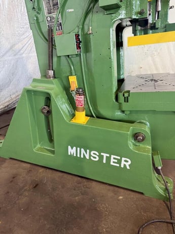 75 Ton, Minster #7, Back Gauge OBI press, 6" stroke, 14.5" Shut Height, 4" adj., 40 SPM, 36" x24" bed, air - Image 10