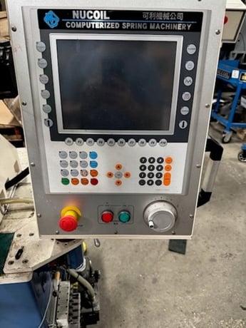 Nucoil #EX-625, CNC Wire Former, 0.024"-0.091" wire diameter, 2.36" max. leg length, 295 FPM, 12 KW, Laser - Image 5