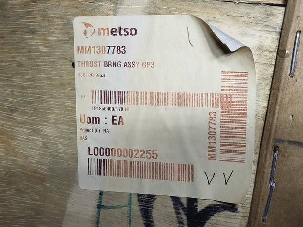 Metso #MM1307783, Thrust Bearing Assembly - Image 3
