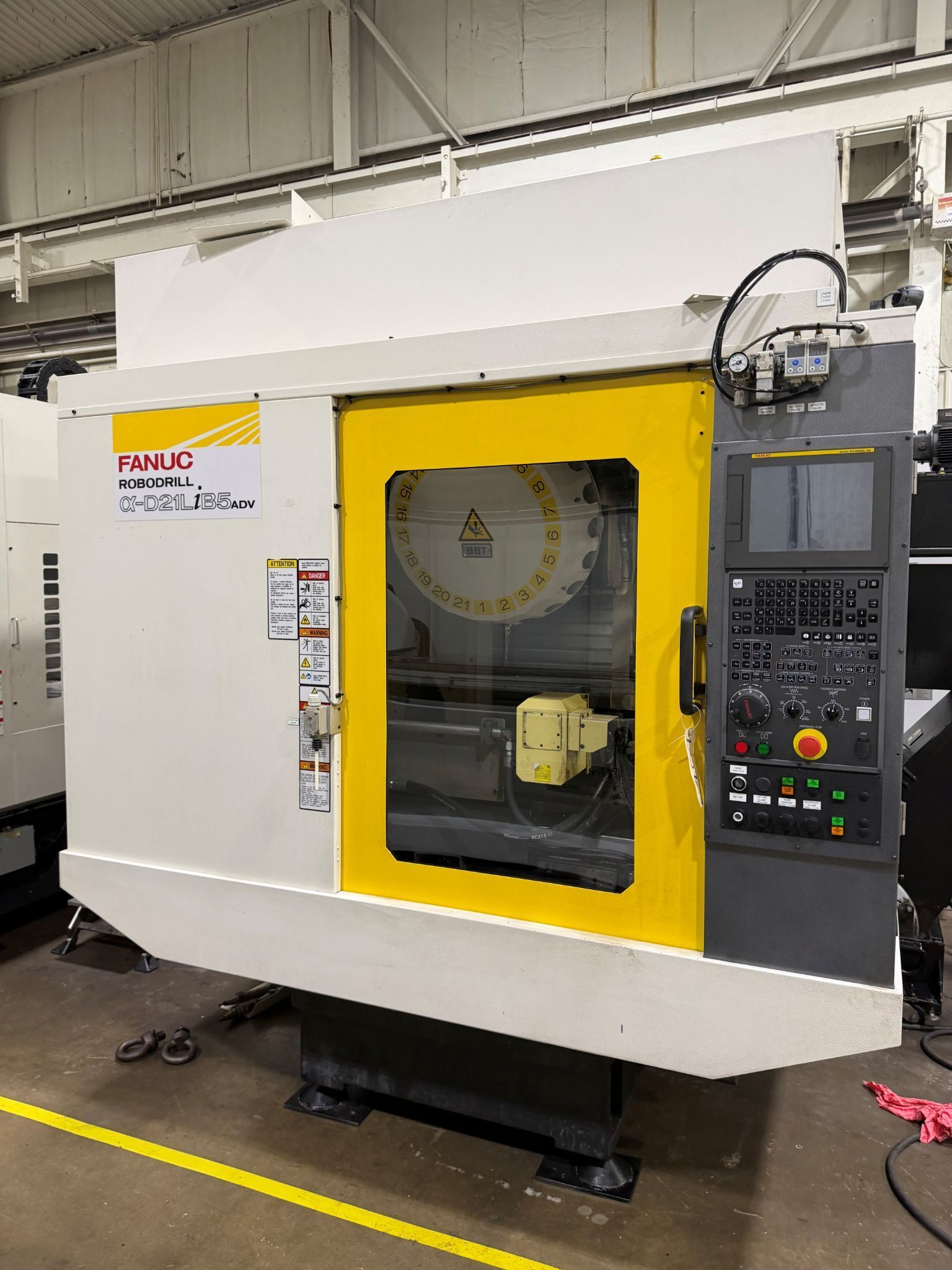 Fanuc #Robodrill-Alpha-D21lIB5-ADV, 4-Axis CNC Drill Tap Vertical Machining Center, 19.6" X, 15.7" Y, 12.9" - Image 1