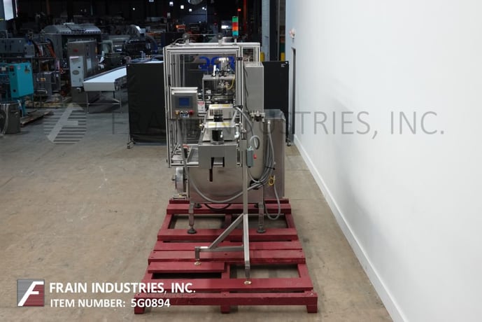 PDC #75-ERL, fully automatic sleever / neck bander rated from 1 - Image 3