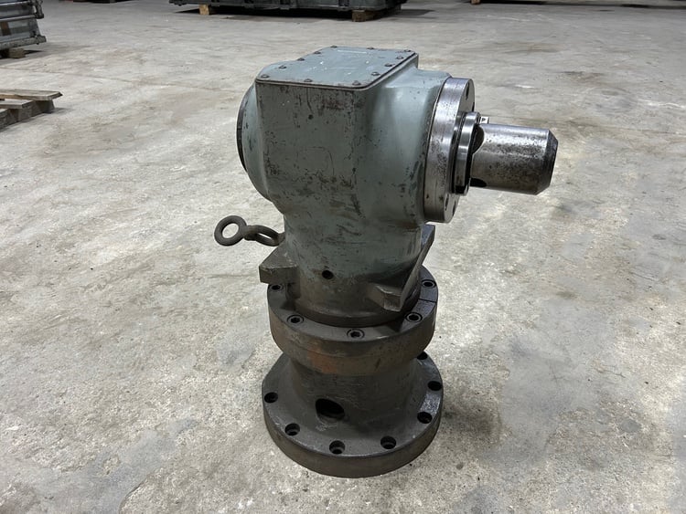 Giddings & Lewis, right angle head, 24" reach, #50 taper, fits 5" G & L horizontal boring mill, 1979 - Image 3