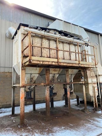 Wheelabrator, (12) 15 HP wheels, 72" x 96", 2001 - Image 10