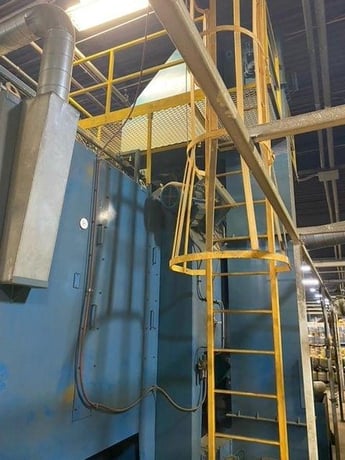Viking #MR6016/VK4, monorail, (4) 15 HP blast wheels, reclaim system, dust collection system, 2013 - Image 5