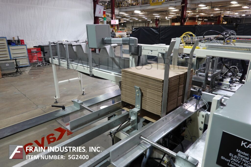 Kayat #PTF28RH, automatic, wrap around case packer, 5-30 cases/minute, Nordson hot glue system, interlocking - Image 3