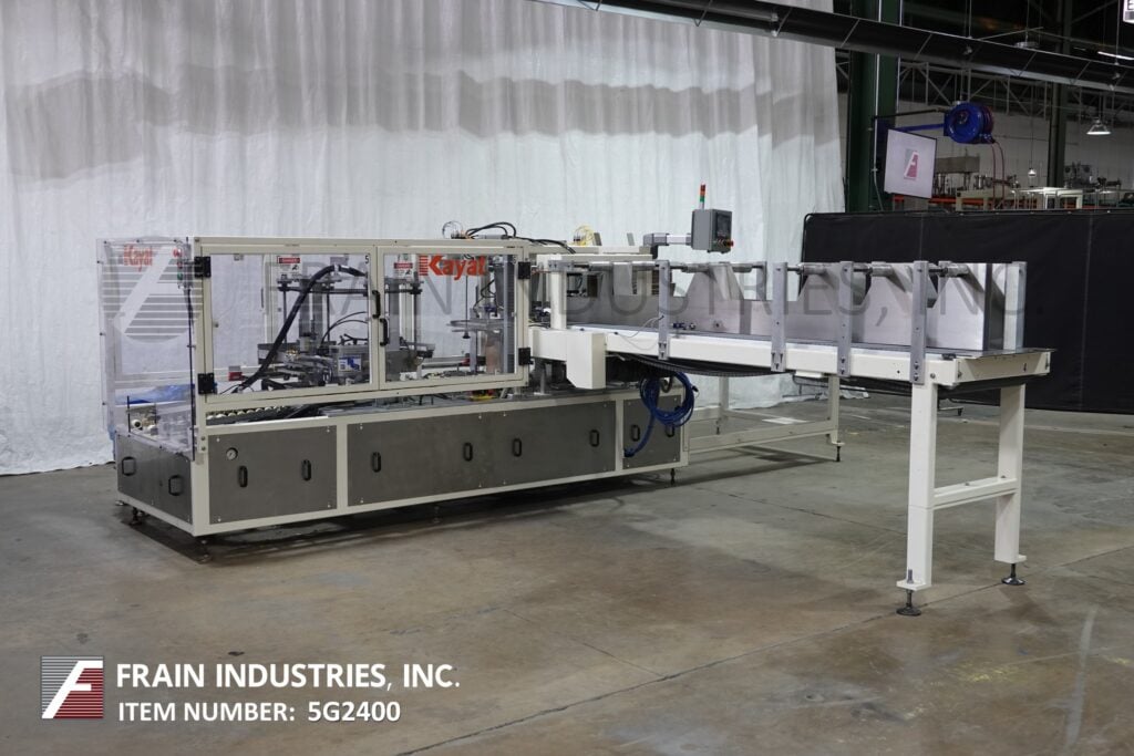 Kayat #PTF28RH, automatic, wrap around case packer, 5-30 cases/minute, Nordson hot glue system, interlocking - Image 5