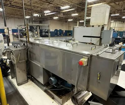 Jenfab #LJ-19, 19" rotary drum washer, wash/rinse/dry system, 2018 - Image 3