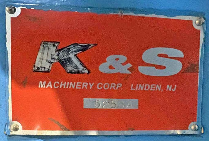 20000 lb. K & S, exit coil car, 40" W, 60" OD, 24" vertical lift, 4" bore cylinder, 5 HP AC motor, 1998 - Image 2