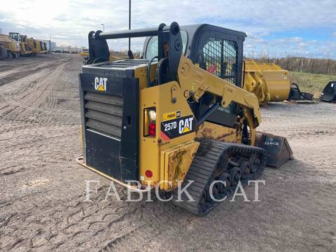 Cat 257D C3H2, Skid Steer Loader, 2021 hours, S/N: EZW02566, 2018 - Image 3