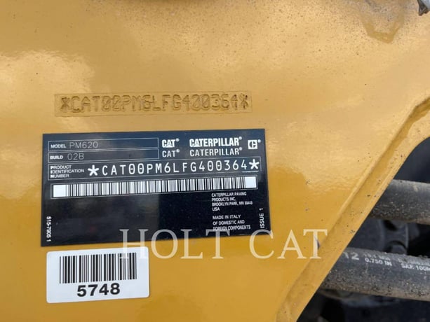 Caterpillar PM620, Vibratory Single Drum Asphalt, 379 hours, S/N: FG400364, 2024 - Image 6