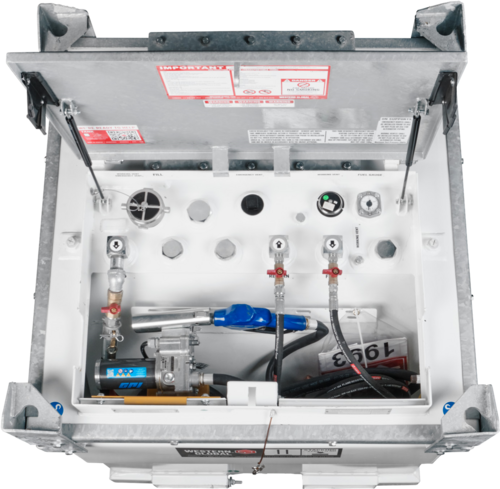 552 gallon H20TCG-EB Western Global Mobile Refueler TransCube - Image 3