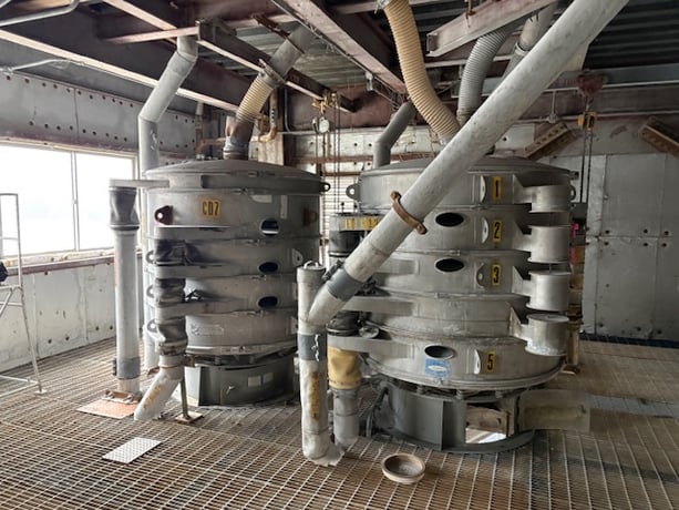 60" Sweeco #60-Round, Stainless Steel Separator Screen- Single Deck - Image 3
